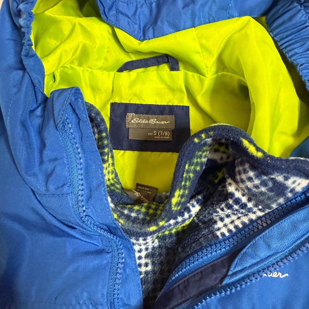 Size 7/8 Eddie Bauer Boy Coat - Size 7/8 Boy Clothes - Picture 5 of 8